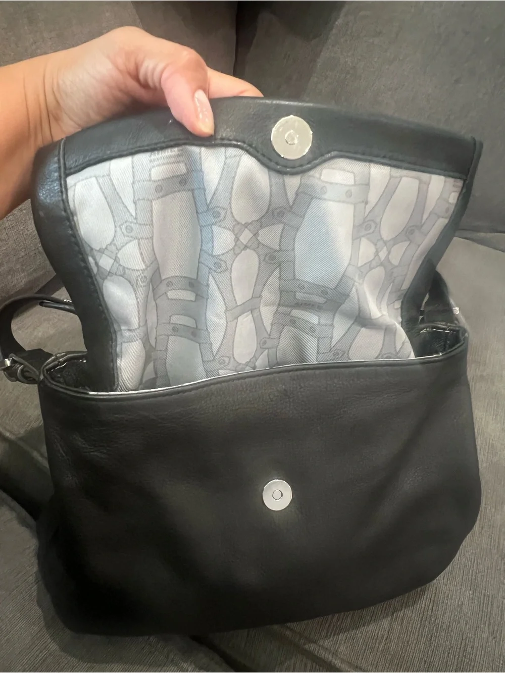 Aimee Kestenberg Hobo Pebbled Black Leather